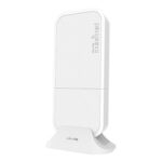 Маршрутизатор MIKROTIK RBwAPR-2nD wAP R with 650MHz CPU, 64MB RAM, 1xLAN, built-in 2.4Ghz 802.11b/g/n Dual Chain wireless with integrated antenna, miniPCI slot, LTE internal antenna with 2 x u.fl connectors, RouterOS L4, outdoor enclosure, PSU, PoE injector