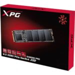 Твердотельный накопитель SSD ADATA XPG SX6000 Pro 256GB M.2 2280 ASX6000PNP-256GT-C Client PCIe Gen3x4 with NVMe, 2100/1200, IOPS 190/180K, MTBF 2M, 3D TLC, 150TBW, RTL (469328) — изображение 3