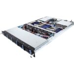 Платформа системного блока Gigabyte R180-F2A (R180F2A-110) 1U, 2xLGA2011 (E5-26xx V3/V4), 24xDDR4, up to 10x2.5, 2x1GbE, IPMI, 3x USB3.0 (1+2), 4xFAN, 2x800W, Rails — изображение 2