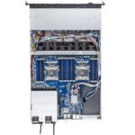 Платформа системного блока Gigabyte R180-F2A (R180F2A-110) 1U, 2xLGA2011 (E5-26xx V3/V4), 24xDDR4, up to 10x2.5, 2x1GbE, IPMI, 3x USB3.0 (1+2), 4xFAN, 2x800W, Rails — изображение 4