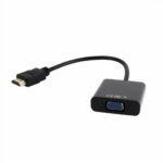Переходник Cablexpert HDMI-VGA A-HDMI-VGA-03, 19M/15F, длина 15см, Jack3.5 аудиовыход {500} (089784)