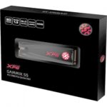 Твердотельный накопитель SSD ADATA XPG GAMMIX S5 256GB M.2 2280 AGAMMIXS5-256GT-C Client PCIe Gen3x4 with NVMe, 2100/1200, IOPS 190/180K, MTBF 2M, 3D TLC, 150TBW, NVMe 1.3, Heat Sink, RTL (469250) — изображение 2