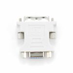 Переходник DVI-I-VGA Cablexpert A-DVI-VGA, 29M/15F, пакет