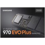 Твердотельный накопитель SSD Samsung 970 EVO Plus M.2 2280 MZ-V7S250BW 250GB Client SSD PCIe Gen3x4 with NVMe, 3500/2300, IOPS 250/550K, MTBF 1.5M, 3D NAND TLC, 512MB, 150TBW, NVMe 1.3, RTL {10} (628079) — изображение 2