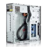 Корпус FoxLine FL-203-TFX300S |FL-203-TFX300S| Сase Foxline SFF mATX Desktop 300W, 2xUSB3.0, 2xUSB2.0, toolless, |FL-203-TFX300S| Black, 8cm. fan, powercord (970306) — изображение 4