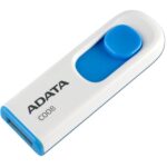 USB накопитель ADATA C008 AC008-32G-RWE USB 2.0, 32GB White/Blue, RTL (609666) — изображение 2