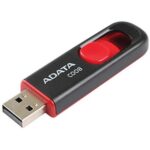 USB накопитель ADATA C008 AC008-32G-RKD USB 2.0,32GB Black/Red, RTL (609659) — изображение 2
