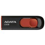 USB накопитель ADATA C008 AC008-64G-RKD USB 2.0, 64GB Black/Red, RTL (791721)