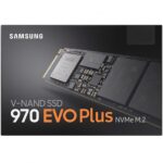 Твердотельный накопитель SSD Samsung 970 EVO Plus M.2 2280 MZ-V7S2T0BW 2TB Client SSD PCIe Gen3x4 with NVMe, 3500/3300, IOPS 620/560K, MTBF 1.5M, 3D NAND TLC, 2048MB, 1200TBW, NVMe 1.3, RTL (628093) {10} — изображение 2