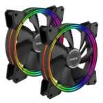 Жидкостная система охлаждения ALSEYE H280 TDP 200W (при T воздуха 45 С)Universal Platfrom PWM Single 5colors+ LED 140mm*2 {6} — изображение 3
