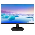 Монитор Philips 27" 273V7QDSB (00/01) Black (IPS, 1920x1080, D-sub+DVI+HDMI, 5 ms, 178°/178°, 250 cd/m, 10M:1), (742928) (742911)