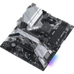 Материнская плата ASRock B550 PRO4, Socket AM4, AMD B550, 4xDDR4-3200, D-SUB+HDMI, 2xPCI-Ex16, 2xPCI-Ex1, 6xSATA3(RAID 0/1/10), 2xM.2, 8 Ch Audio, 1xGLan, (0+4)xUSB2.0, (5+2)xUSB3.2, (1+0)xUSB3.2 Type-C™, 1xPS/2, ATX, RTL, {10} (931482) — изображение 4
