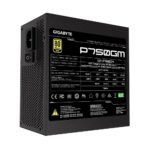 Блок питания Gigabyte P750GM GP-P750GM 750W, 80Plus, Gold, Полностью модульный, RTL {5} (551759) — изображение 3