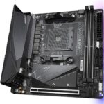 Материнская плата Gigabyte B550I AORUS PRO AX, Socket AM4, AMD B550, 2xDDR4-3200, HDMI+HDMI+DP, 1xPCI-Ex16, 4xSATA3(RAID 0,1,10), 2xM.2, 8 Ch Audio, 1x2,5GLan, WiFi, (0+2)xUSB2.0, (5+2)xUSB3.2, (1+0)xUSB 3.2 Type-C™, Mini-ITX, RTL {10} (809508) — изображение 4