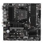 Материнская плата MSI Bad Pack B550M PRO-VDH WIFI B550, AM4, 4*DDR4, 1*PCIEx16, 2*PCIEx1, 2*M.2, 1*TypeC, 6*USB3.2Gen1, 6*USB2.0, 4*SATA3.0, 1G, VGA, DP, HDMI, M-ATX, RTL — изображение 2