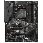 Материнская плата Gigabyte B550 GAMING X V2, Socket AM4, AMD B550, 4xDDR4-3200, DVI-D+HDMI, 2xPCI-Ex16, 3xPCI-Ex1, 4xSATA3(RAID 0/1/10), 2xM.2, 8 Ch Audio, 1xGLan, (2+4)xUSB2.0, (4+2)xUSB3.2, 1xPS/2, ATX, RTL {8} (810702) — изображение 2