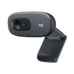 Веб-камера Logitech C270 черная, 3Mp интерполяция, HD 720p@30fps, угол обзора |960-001063| 60°, складная конструкция, USB2.0, кабель 1.5м {8}