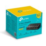 Коммутатор TP-LINK LS1005G 5-портовый гигабитный неуправляемый коммутатор, 5 портов RJ45 10/100/1000 Мбит/с, пластиковый корпус, настольный/монтируемый на стену, plug and play, энергосберегающая технология, {60} (085469) — изображение 2