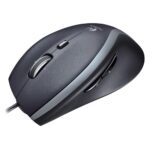 Мышь Logitech M500s Advanced Black |910-005784| черно-серебристая, 7 кнопок, 400–4000 dpi, USB,1.8м, эргономичная, колесико сверхбыстрой прокрутки (088702) — изображение 3