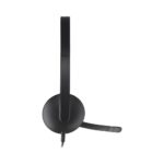 Гарнитура Logitech H340 |981-000475| черная, USB, поворотный микрофон, кабель 1.8м — изображение 3
