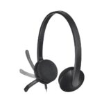 Гарнитура Logitech H340 |981-000475| черная, USB, поворотный микрофон, кабель 1.8м — изображение 4