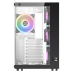 Корпус Xigmatek Aquarius Plus White EN46430 ATX, USB3.0x2+USB2.0x1, Front &Left TG, 7PCS AY120 Fan, EN46430 Frontx3+Bottomx3+Rearx1 — изображение 7