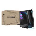 Корпус Gigabyte AORUS C700 Glass FullTower, E-ATX, USB-C x1, USB3.0 X4, HDMI x1, Audio I/O, Black, TG — изображение 9