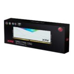 Модуль памяти ADATA XPG SPECTRIX D50 RGB White Gaming Memory AX4U320016G16A-SW50 16GB DDR4 3200 DIMM Non-ECC, CL16, 1.35V, Heat Shield, RTL, (931269) — изображение 2