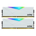 Модуль памяти ADATA XPG SPECTRIX D50 RGB White Gaming Memory AX4U32008G16A-DW50 16GB DDR4 3200 DIMM Non-ECC, CL16, 1.35V, Heat Shield, Kit (2x8GB), RTL, (931030)