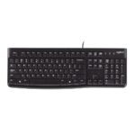 Клавиатура Logitech K120 |920-002506| черная, офисная, 104 клавиши, защита от воды, USB 1.5м, RTL — изображение 2