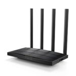 AC1200 Двухдиапазонный Wi Fi роутер. 300 Мбит/с на 2,4 ГГц + 867 Мбит/с на 5 ГГц. 4 антенны, 1 гигабитный порт WAN + 4 гигабитных порта LAN, порт USB 2.0. приложение Tether, режим точки доступа, поддержка IPv6, IPTV, Beamforming, Airtime Fairness, MU-MIMO, сервер VPN, поддержка облака