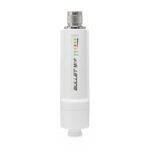 Точка доступа Wi-Fi Ubiquiti Bullet M2 HP |BulletM2-HP| Ubiquiti радиоустройство 2.4 ГГц (b/g/n), PtP/PtMP, airMAX, 1x |BULLETM2-HP| N-type, PoE-питание (024900)