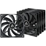 Вентилятор корпусной ARCTIC Cooling F12 Value pack Black (5pc) (ACFAN00248A) (703291) {12}