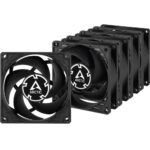 Вентилятор корпусной ARCTIC Cooling P8 Value Pack (Black/Black) (5pc) (ACFAN00153A) (702065)