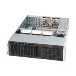Корпус серверный SuperMicro Bad Pack "CSE-835TQC-R1K03B 3U 8-Port Backplane Supports 8 x 3.5" 2x mini SAS HD connectors,1000W Redundant High-efficiency Titanium Level Power Supplies,7x Full-height, Full-length Expansion SlotsSAS3/SATA3 HDD/SSD with" bp