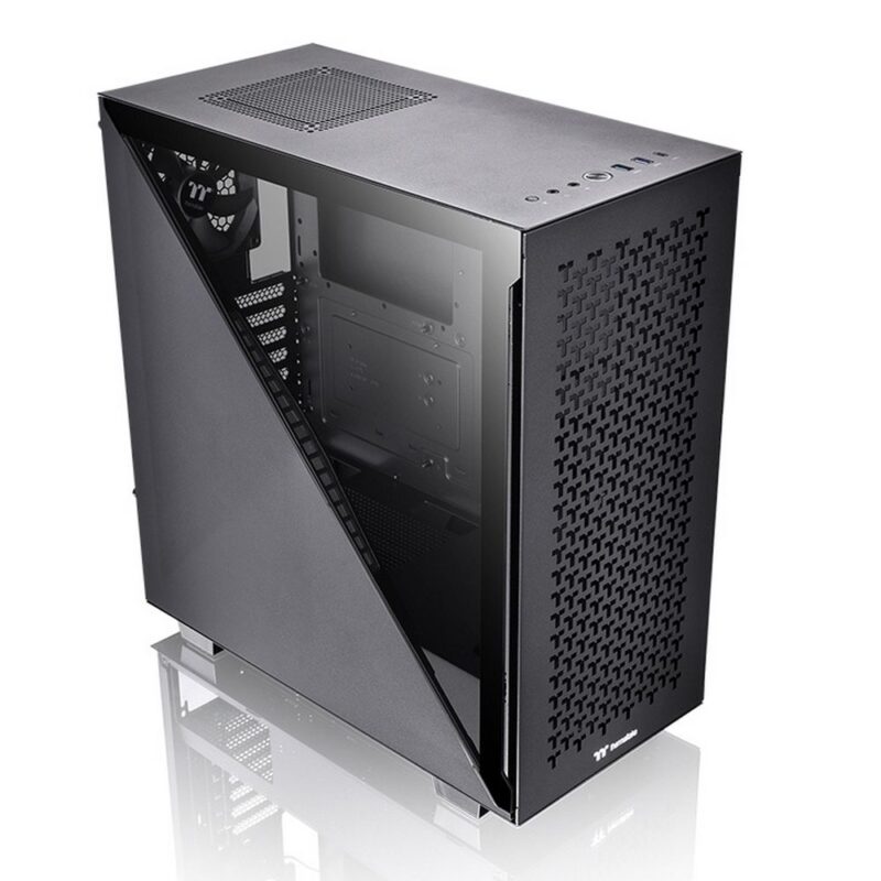 1210870 Корпус Thermaltake Divider 300 TG Air CA-1S2-00M1WN-02 Black/Win/SPCC/Tempered Glass*1/Mesh Front Panel/120mm Standard CA-1S2-00M1WN-02 Fan*2 (528603) — изображение 1