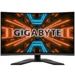 Монитор Gigabyte 31.5" G32QC A-EK Gaming monitor Black (VA, 2560x1440, HDMI+HDMI+DP, 1 ms, 178°/178°, 350 cd/m, 3000:1, 2xUSB3.0, 165Hz, Curved (20VM0-GG32QCABA-1EKR) (811495) — изображение 2