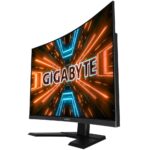 Монитор Gigabyte 31.5" G32QC A-EK Gaming monitor Black (VA, 2560x1440, HDMI+HDMI+DP, 1 ms, 178°/178°, 350 cd/m, 3000:1, 2xUSB3.0, 165Hz, Curved (20VM0-GG32QCABA-1EKR) (811495) — изображение 4