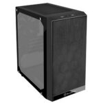 Корпус для ПК Silverstone Bad Pack SST-PS15B-PRO Precision Mini Tower Micro ATX Computer Case, tempered glass Controller, black, 2x 120mm ARGB, 1x ARGB bp — изображение 3