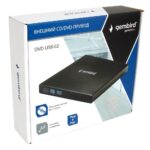 DVD±RW привод Gembird Внешний DVD-USB-02 USB 2.0 пластик, черный (099240) — изображение 5