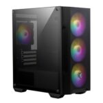 Корпус MSI MAG FORGE M100A Mini-Tower, MATX, 1xUSB 3.0, 2xUSB 2.0, 4x120mm Auto RGB Fan, Acrylic Window, Brown Box — изображение 2