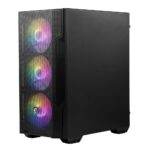 Корпус MSI MAG FORGE M100A Mini-Tower, MATX, 1xUSB 3.0, 2xUSB 2.0, 4x120mm Auto RGB Fan, Acrylic Window, Brown Box — изображение 3