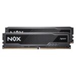 Модуль памяти Apacer NOX Black Gaming Memory AH4U16G32C28YMBAA-2 16GB DDR4 3200 DIMM Non-ECC, CL16, 1.35V, Kit (2x8GB), Intel XMP 2.0, Heat Sink, RTL — изображение 2