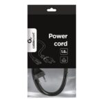 Кабель питания для аудио/видео техники Cablexpert PC-184-VDE-1.8M 1,8м, CEE 7/16 - C7, VDE, , 2-pin, 2х0,75, черный, пакет (026970) {100} — изображение 3
