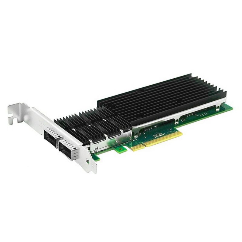 1226359 Сетевой адаптер Lr-Link LREC9902BF-2QSFP+ PCIe v3.0 x8 2*QSFP+ 40G NIC Card на основе Intel XL710 — изображение 1