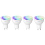 Умная лампочка Yeelight GU10 Smart bulb W1 (Multicolor) - упаковка 4 шт.
