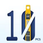 Сменные лезвия для ножа Deli DL-DP092 9мм*10шт сталь 75#. 2-ступенчатое лезвие. 1 шт = набор из 10 лезвий — изображение 5