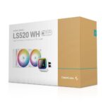 Жидкостная система охлаждения Deepcool Bad Pack LS520 WH R-LS520-WHAMNT-G-1 240mm, Intel LGA2066/2011-v3/2011/1700/1200/1151/1150/1155, AMD sTRX4/sTR4/AM5/AM4 — изображение 7