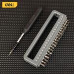 Набор прецизионных отверток Deli DL241041 (отвертка + 40 бит), сталь S2 + Cr-V — изображение 4
