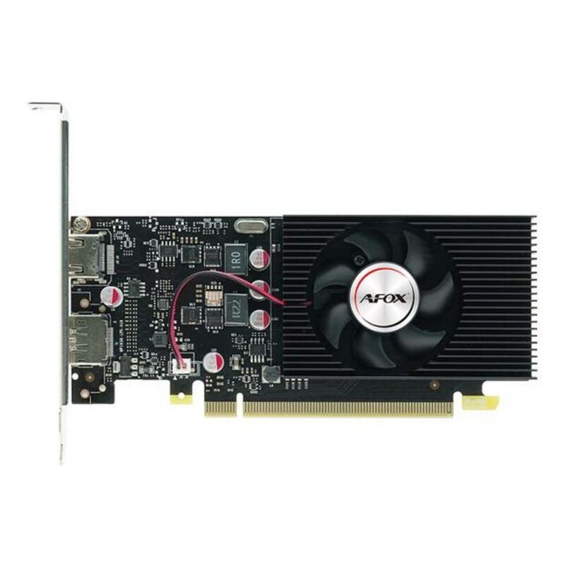 1408959 Видеокарта Afox GT1030 2GB GDDR5 64bit DP HDMI LP 1FAN RTL — изображение 1